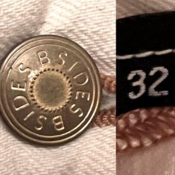 B Sides  Reworked Trouser - Clair Rinse   NEW 100% cotton   Made in USA Size 32 - Picture 12 of 16